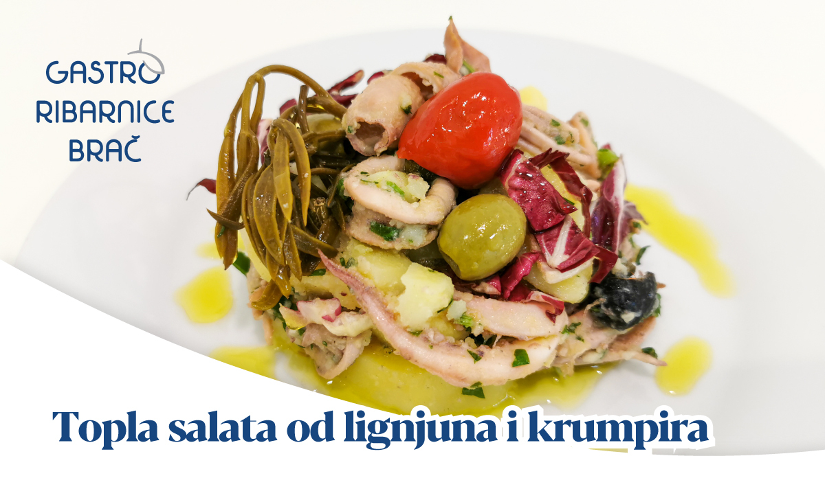 Topla salata od lignjuna i krumpira